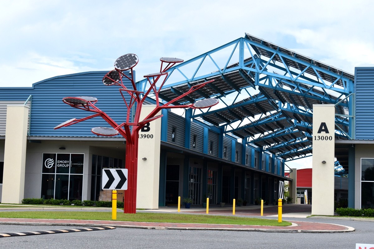 Building B at 13900 Tech City Circle, the Emerging Tech office in Alachua, Florida